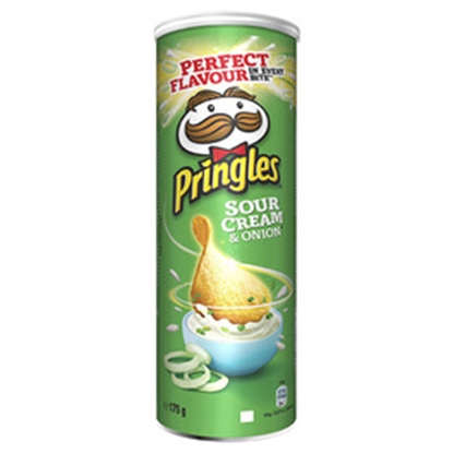 Picture of PRINGLES LARGE SOUR CREAM & ONION 175GR